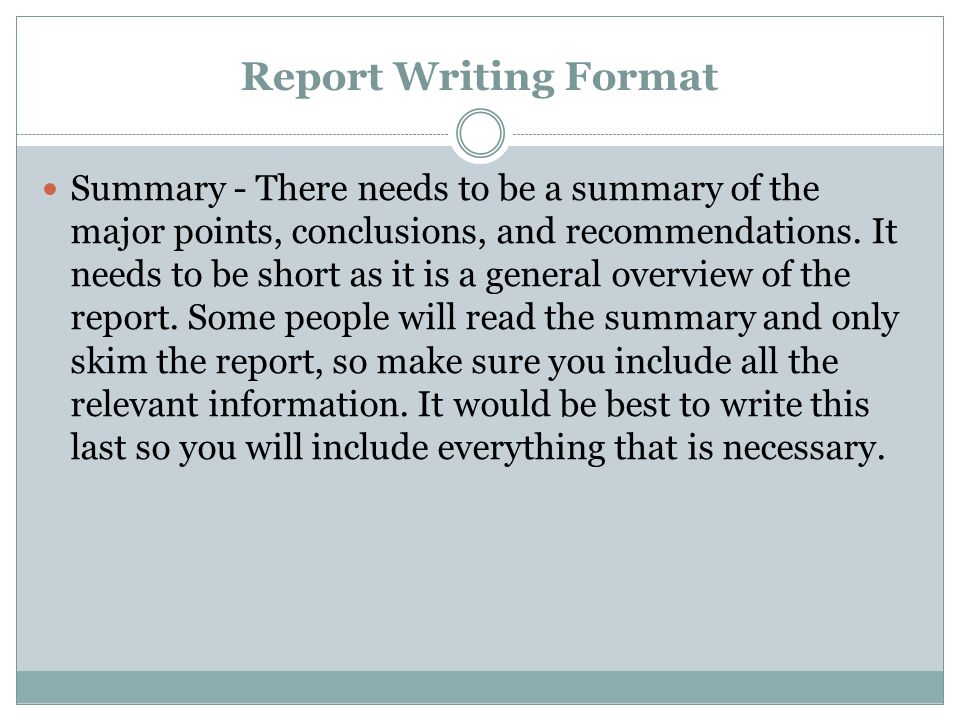 Hmr report writing service